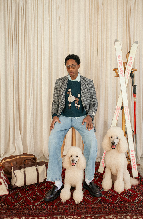 Jersey Poodle Dark Green