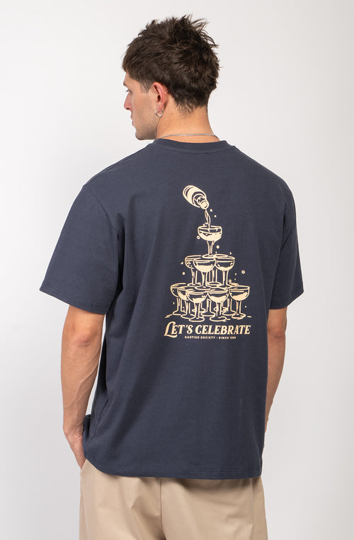 Let's Celebrate Navy T-Shirt
