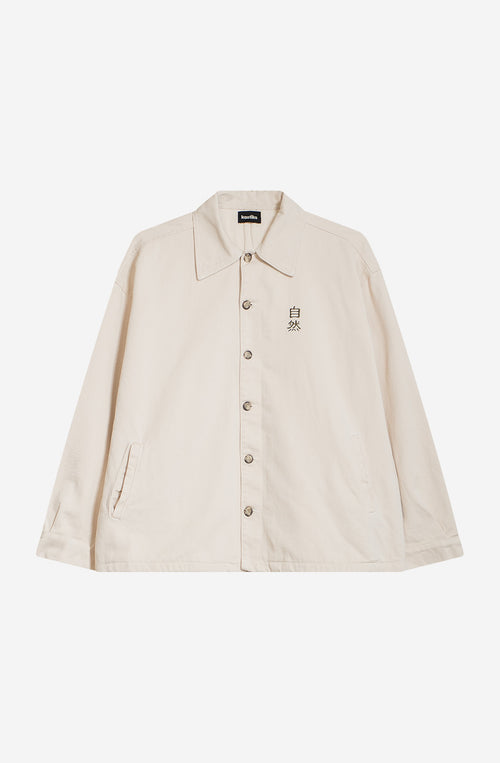 Chaqueta Pockets Embroidery Camelia Ivory