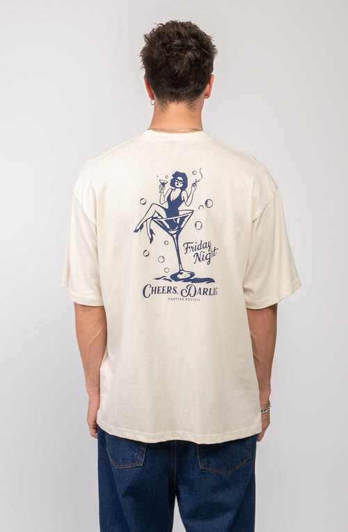 Camiseta Cheers Darling Organic Cotton Ivory