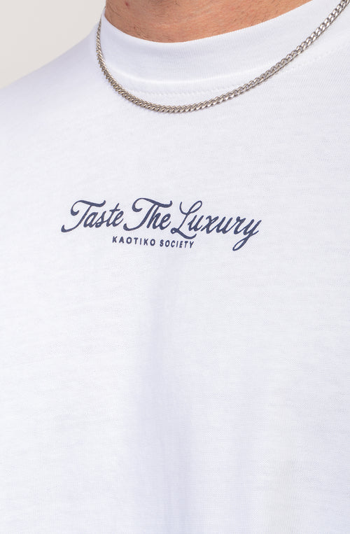 Taste The Luxury White T-shirt