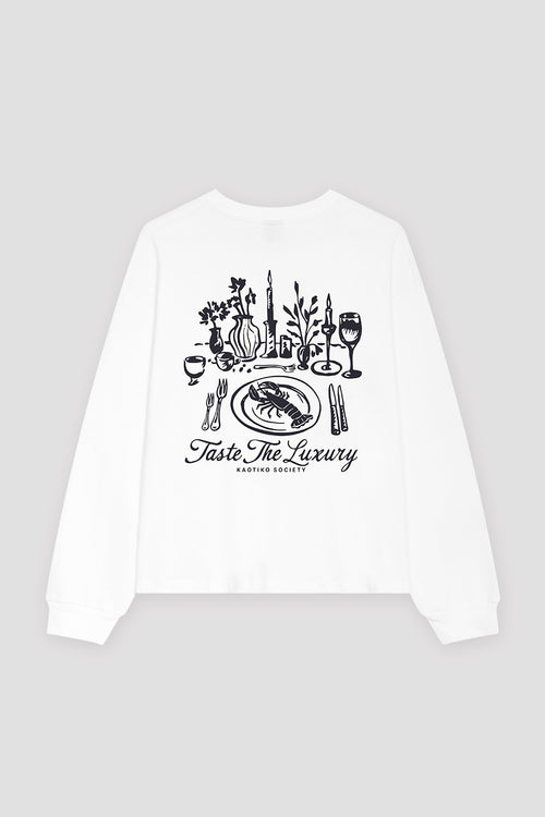 Taste The Luxury White T-shirt