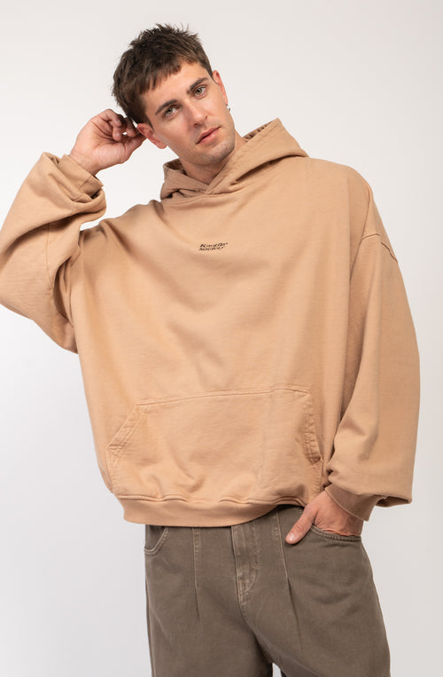 Sweatshirt „Cesare“ in verwaschenem Sand