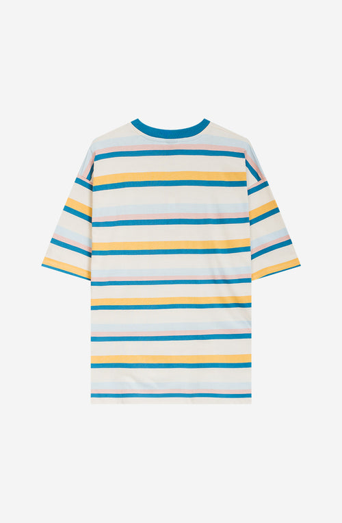 Camiseta Stripes Kaotiko Society 501 Green/ Yellow