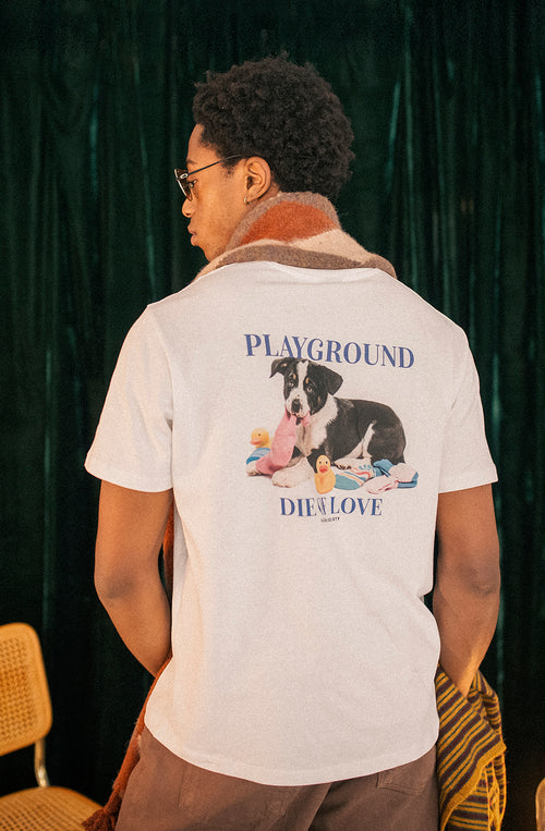 Die Of Love Organic Cotton White T-shirt