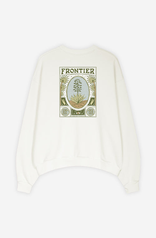 Frontier Organic Cotton Ivory Sweatshirt