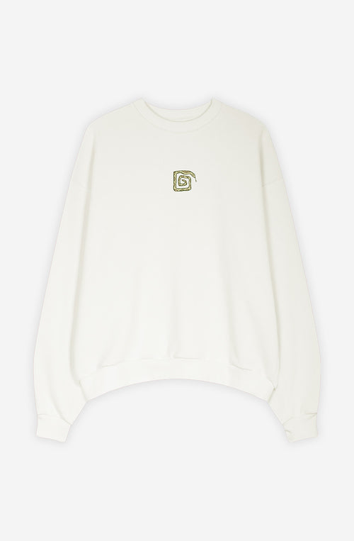 Frontier Organic Cotton Ivory Sweatshirt