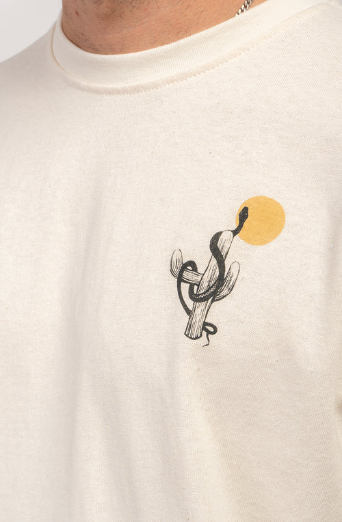 Cowgirl Snake Organic Cotton Ivory T-shirt