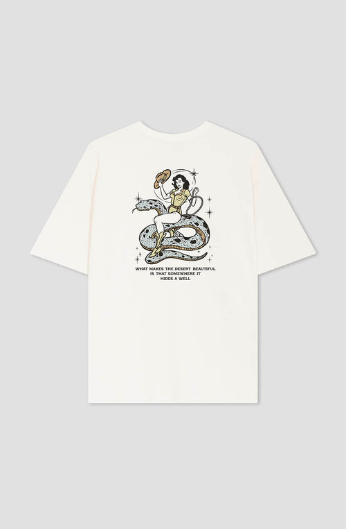 Cowgirl Snake Organic Cotton Ivory T-shirt