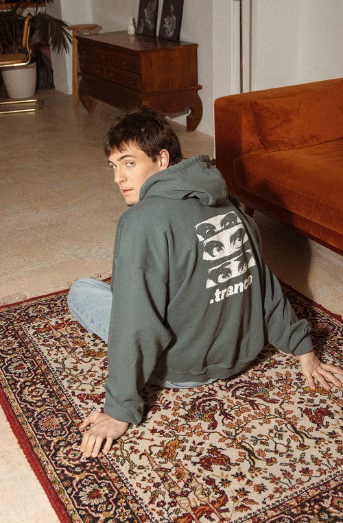 Washed Trance Lightning Green Sweatshirt