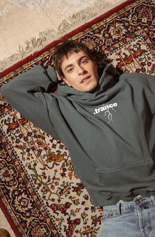 Washed Trance Lightning Green Sweatshirt