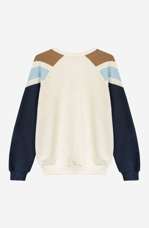 Rocco Ivory/Navy Sweatshirt