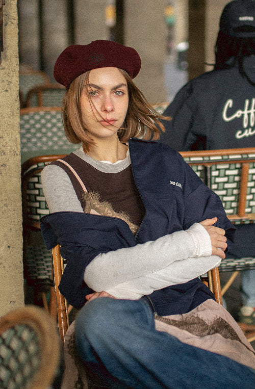 Chemise Paris Coffee Navy