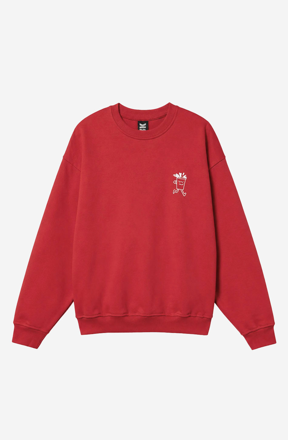 Sudadera Barista Garnet unisex con diseño gráfico inspirado en la cultura del café Kaotiko BCN