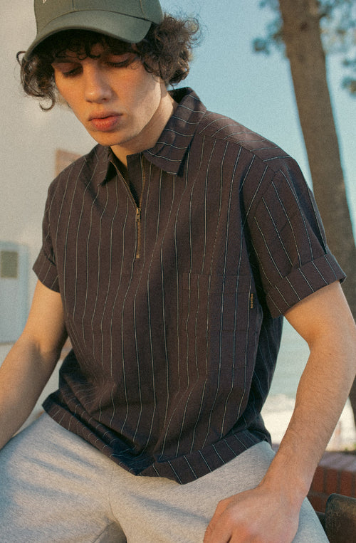 Camisa Varadero Brown Half-Zip
