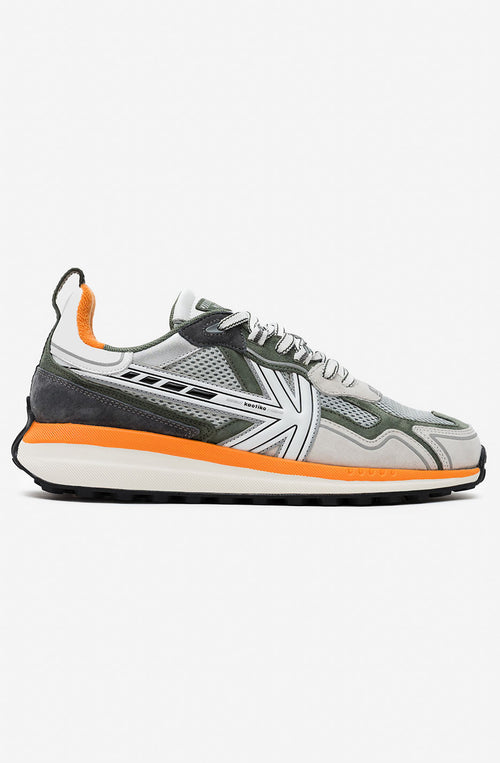 Kaotiko Man Vancouver Tech Army Green Sneakers