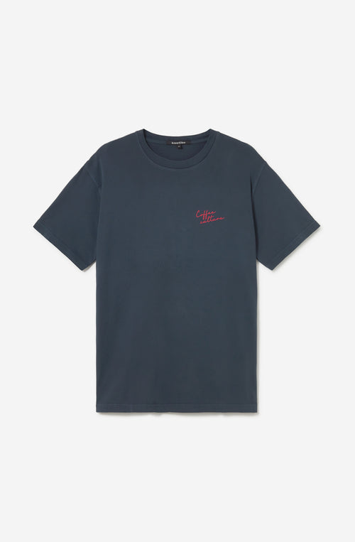 Coffee Time Navy T-shirt