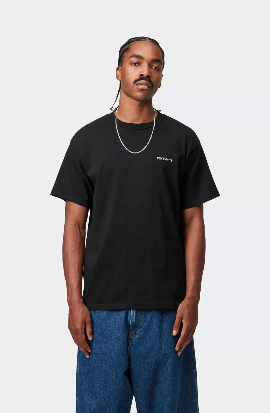 Carhartt WIP Archie Script Bio-T-Shirt, schwarz