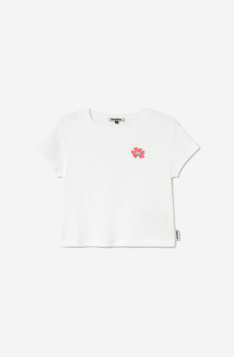 Pfingstrosenweißes T-Shirt