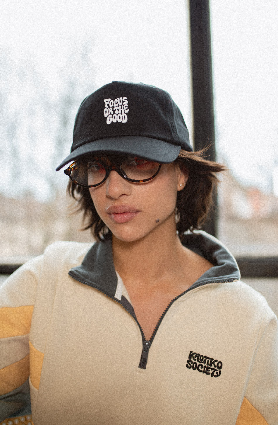 Focus On The Good Black Cap