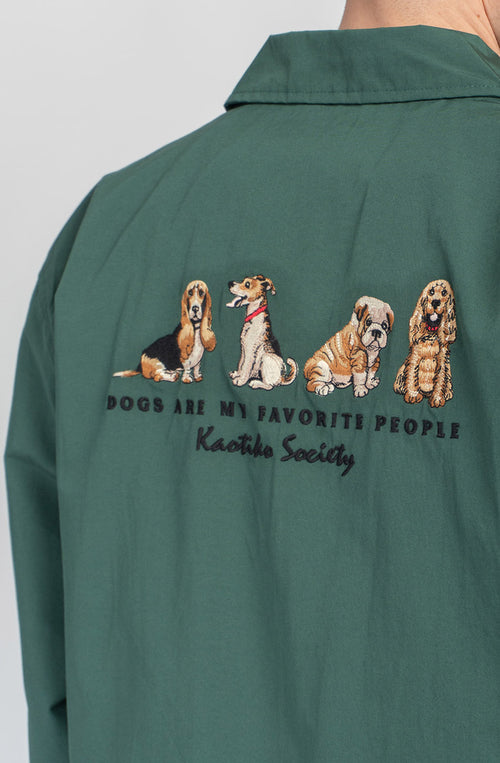 Dogs Green Jacket