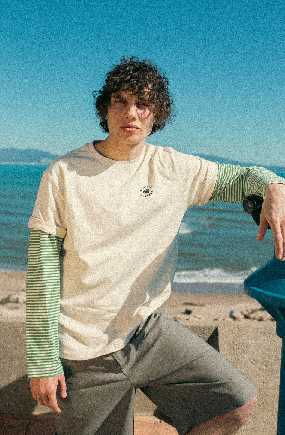 Holiday Upgrade Organic Cotton Ivory T-shirt