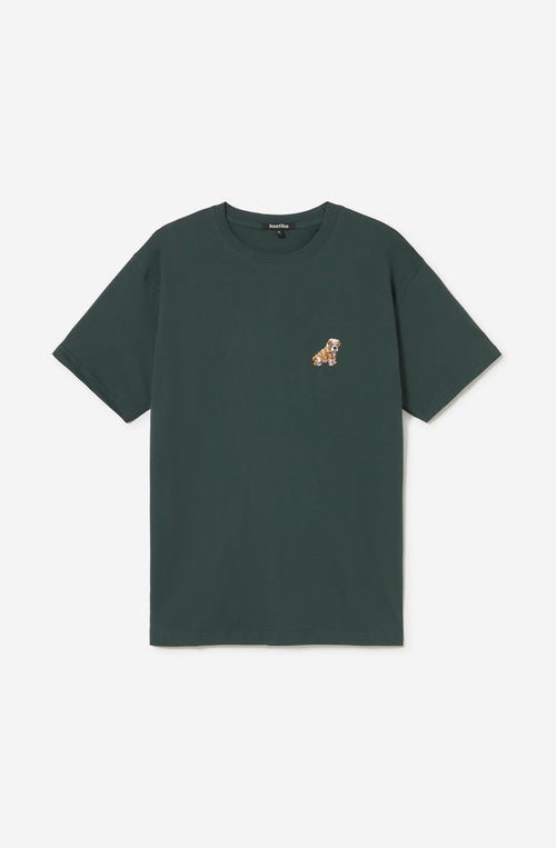 Bulldog Posy grünes T-Shirt