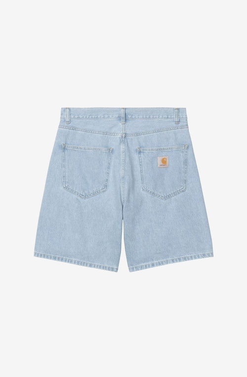Bermuda Carhartt WIP Nolan Denim Blue Bleached