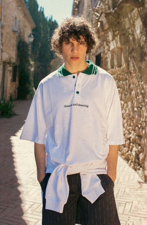 Les humains sont épuisants - Coton biologique blanc