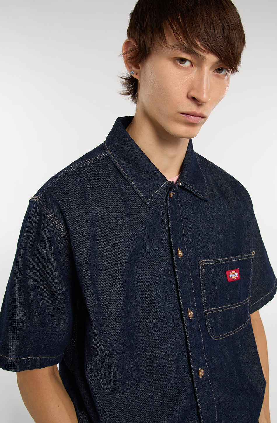 DICKIES Rinsed Denim SS Shirt