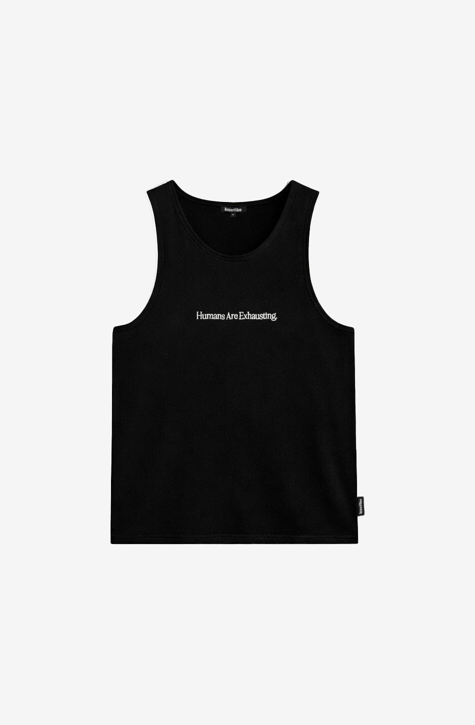 Tank Top Humans Are Exhausting Black