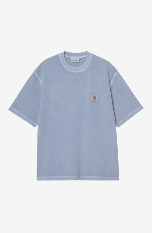 CARHARTT Nelson Waffle Gentle Blue T-shirt
