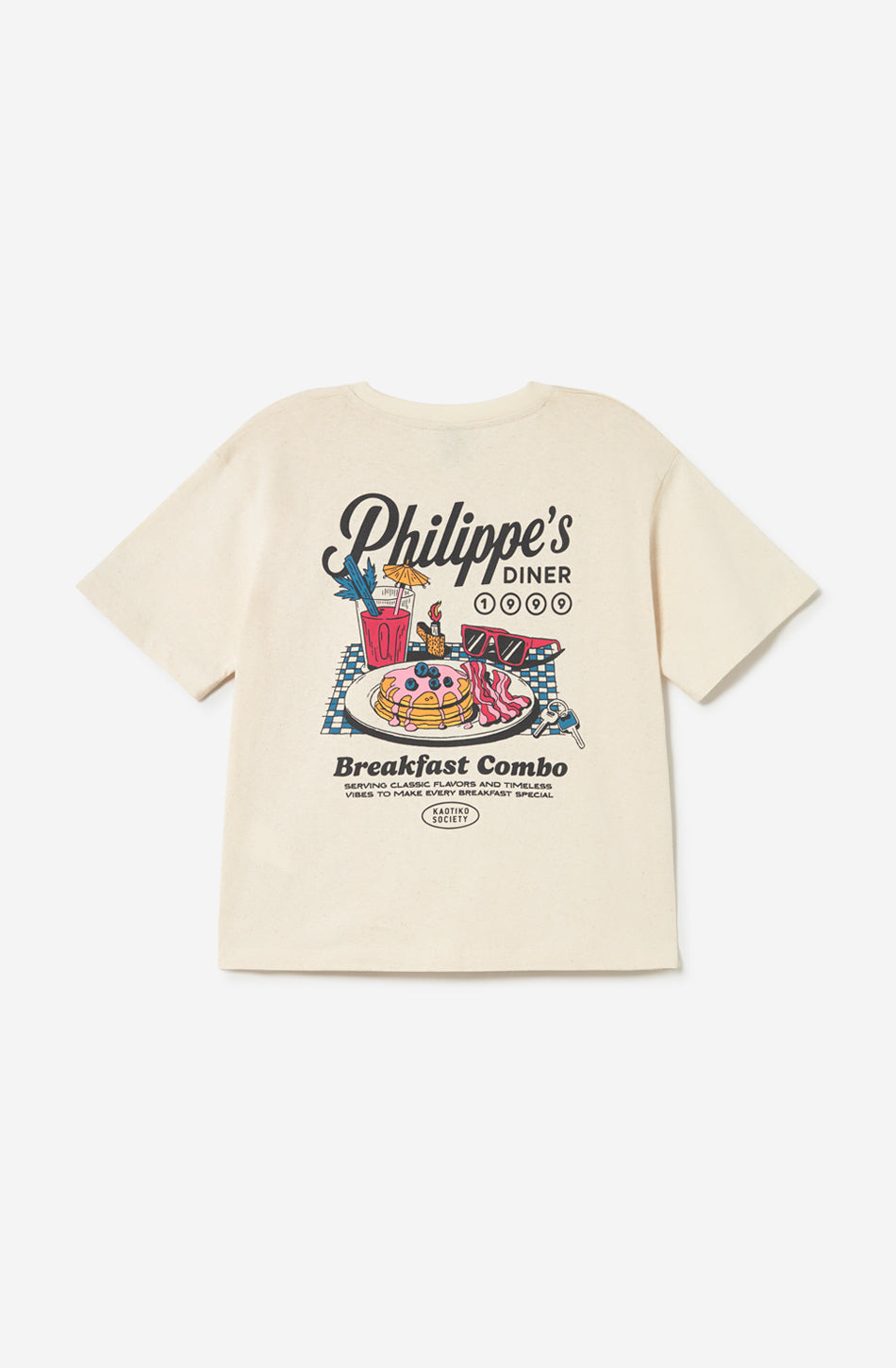 Breakfast Road Organic Cotton Ivory T-shirt
