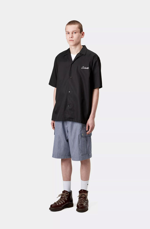 CARHARTT Delray Black/White Shirt