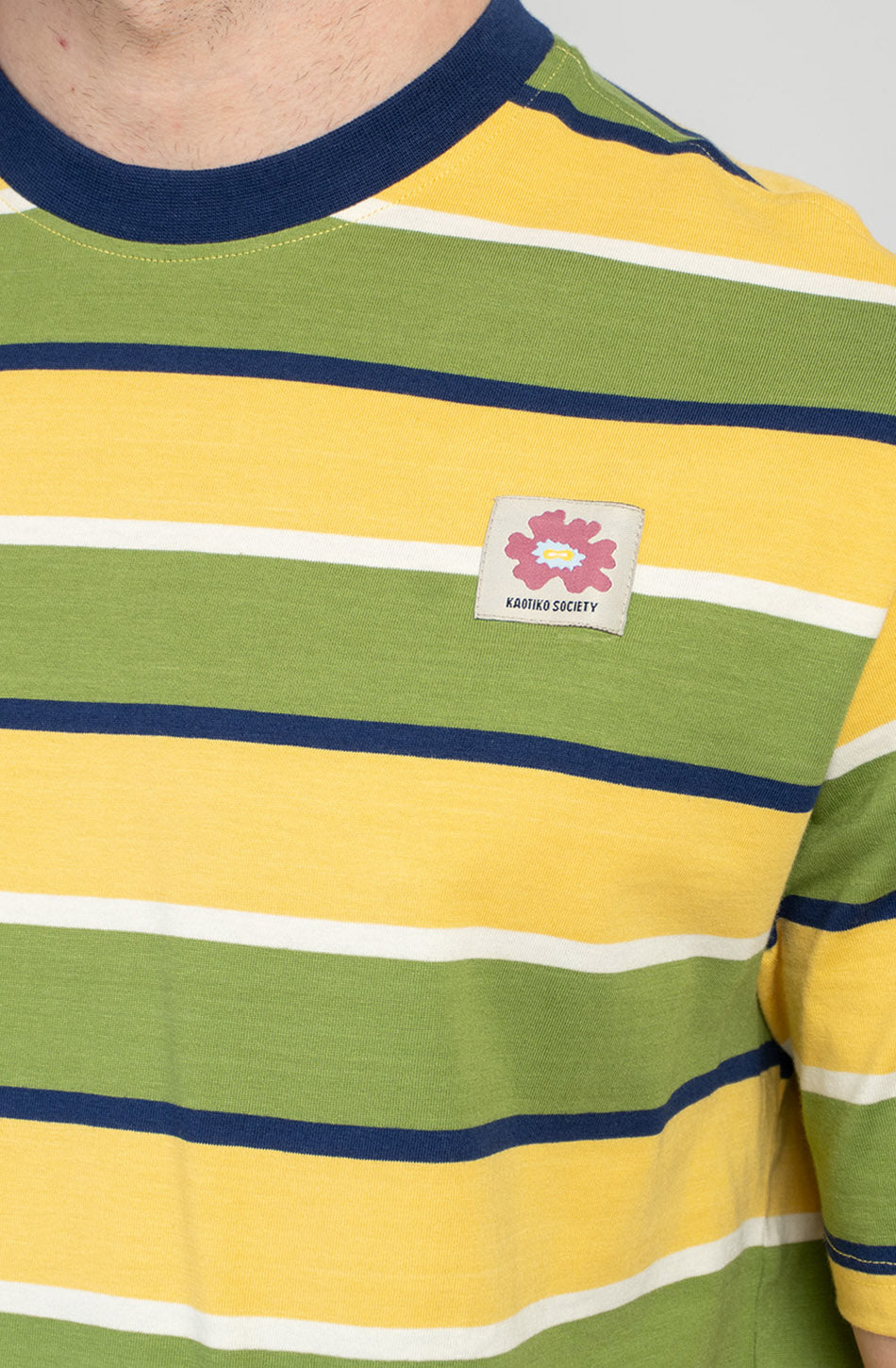 Stripes Island Yellow/Green T-shirt