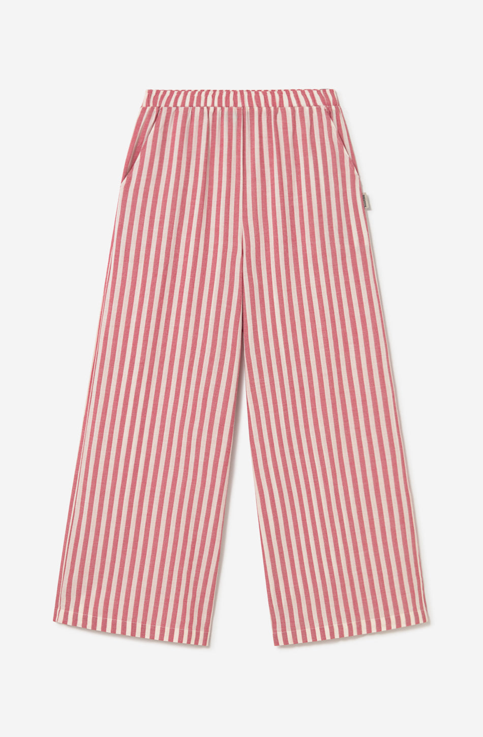 Coffee Culture Stripes Red/Ivory Pants