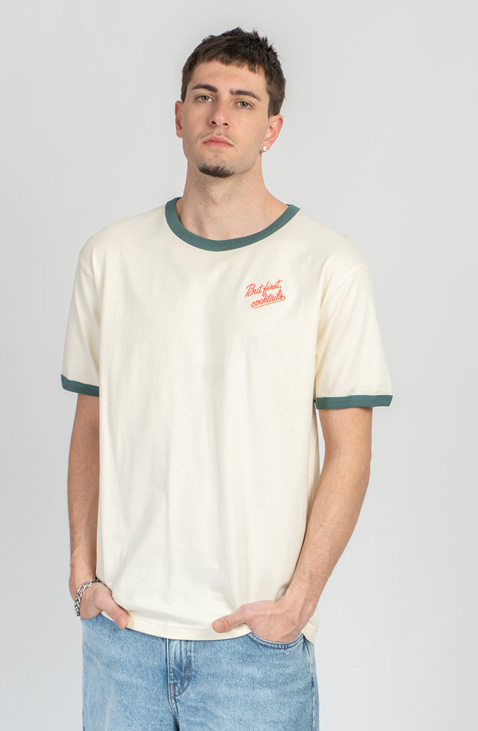But First Cocktails Ivory T-shirt