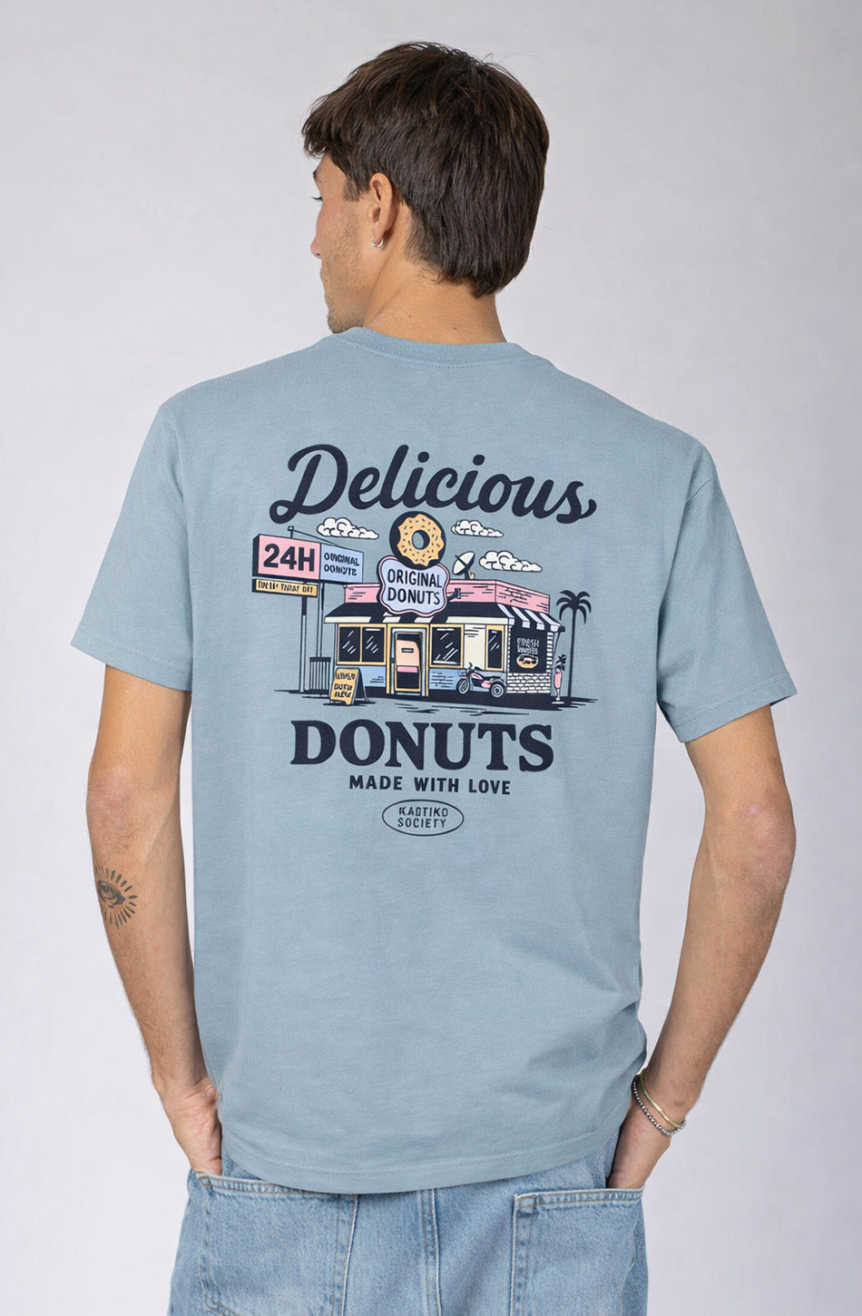 Delicious Donuts Fresh Green T-shirt