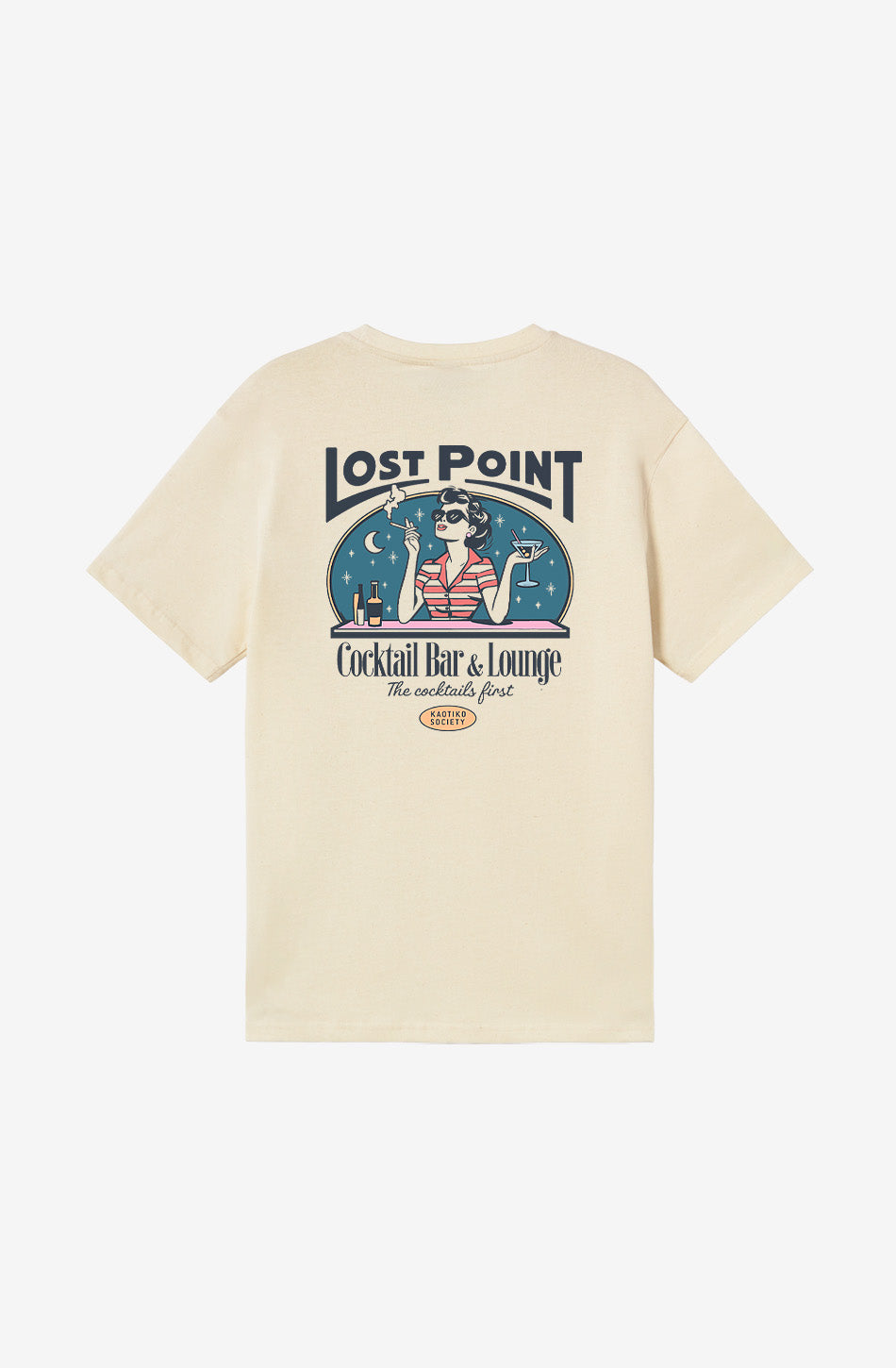 Lost Point Woman Organic Cotton Ivory T-shirt