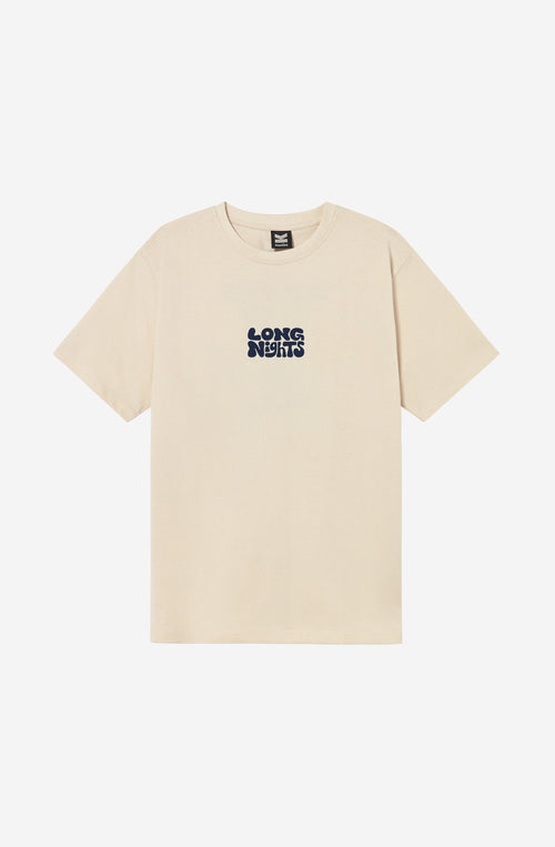 T-Shirt Long Nights Organic Ivory