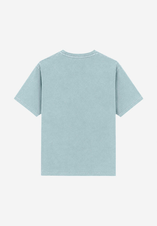 T-shirt Basic Washed Steel