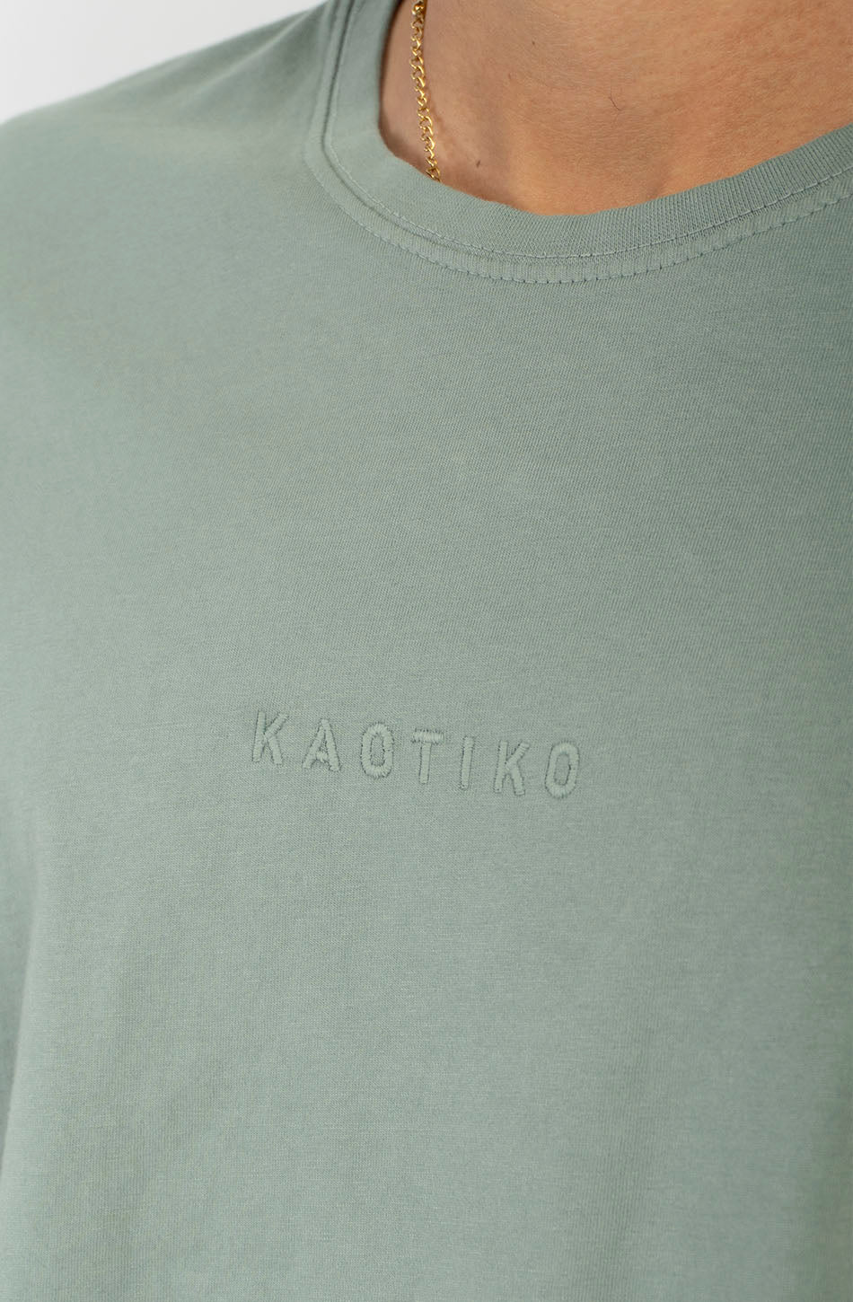 T-Shirt Basic Washed Khaki