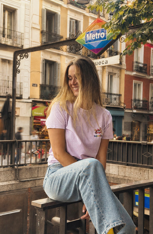 Camiseta Washed Pride 2026 Malva