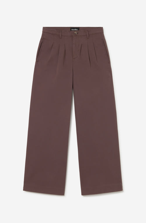 Hose Norway Wide Leg Brown