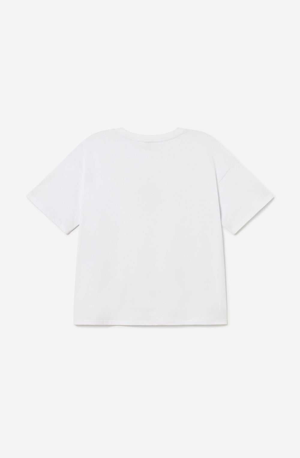 Camiseta Cropped Bouquet Organic Cotton White
