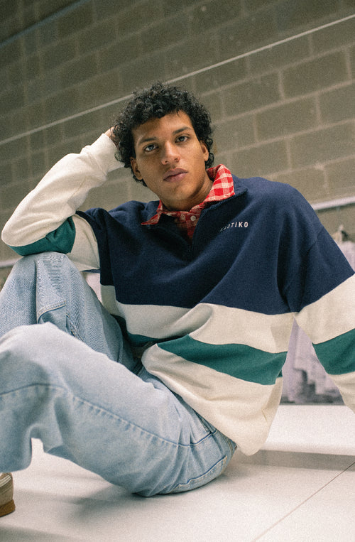 Carter Ivory/Navy/Heura Sweatshirt