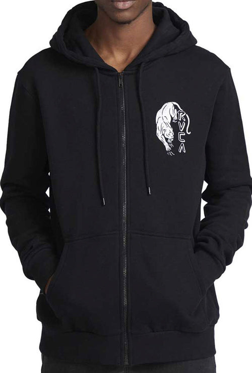 RVCA Prowler Zip Hoodie Black