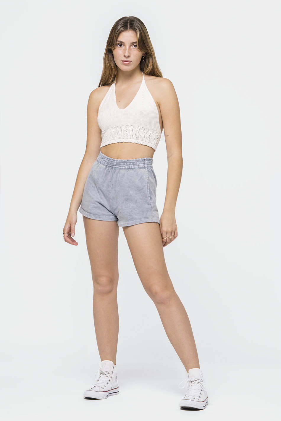 Menorca strappy crochet top
