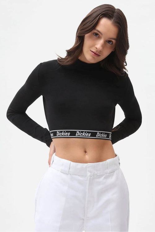 Dickies Petersburg Cropped Black T-shirt