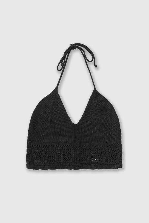 Top Crochet Menorca Black